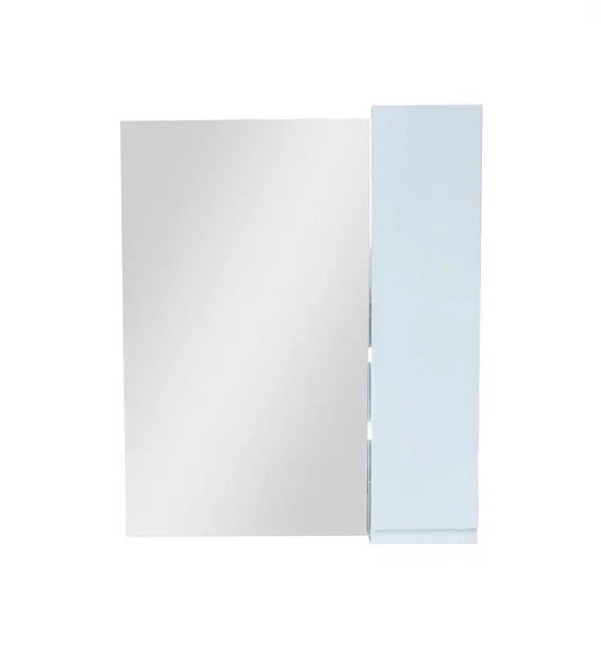 Зеркало с шкафчиком «Bellezza» Асти 70 белое правое