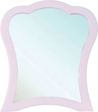 Зеркало Bellezza Грация 90 розовое округлое, в стиле ретро