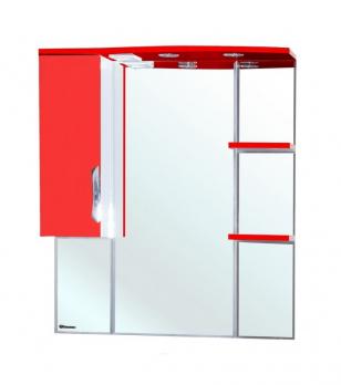 Зеркало-шкаф Bellezza Лагуна 75 L красное